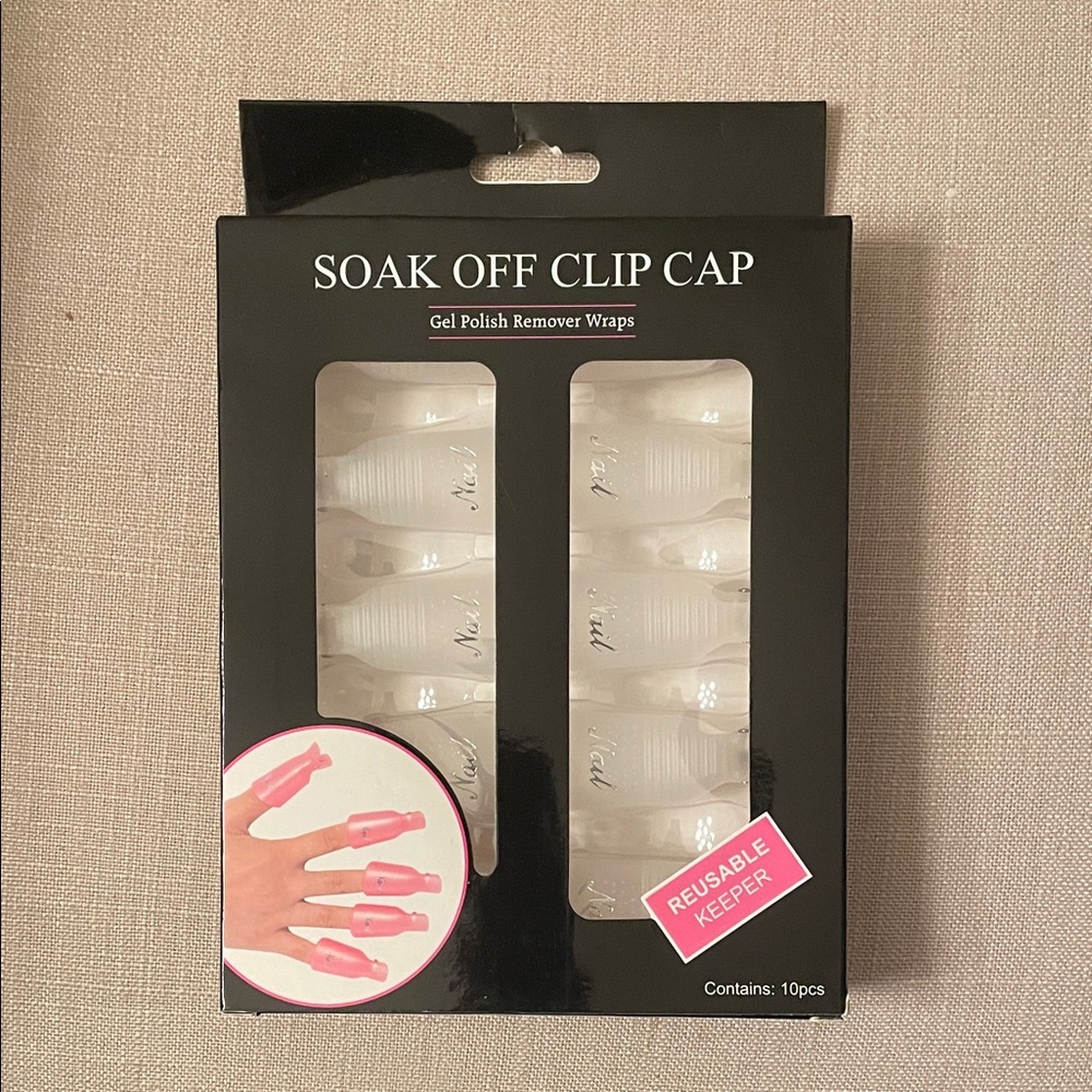 Soak Off Clip Cap Gel Polish Remover Wraps